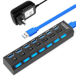 Load image into Gallery viewer, USB 3.0 Hub Port Expander With Up To 7 Extra Ports
