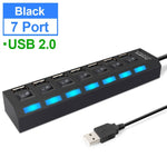 Load image into Gallery viewer, USB 3.0 Hub Port Expander With Up To 7 Extra Ports
