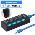 Load image into Gallery viewer, USB 3.0 Hub Port Expander With Up To 7 Extra Ports
